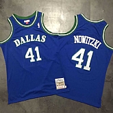 Mavericks 41 Dirk Nowitzki Blue 1994 95 Hardwood Classics Jersey Mixiu,baseball caps,new era cap wholesale,wholesale hats